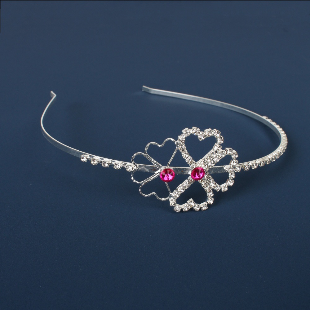 Fábrica recomendar tocado nupcial Comercio exterior moda diadema accesorios para el cabello rhinestone joyería garra cadena pequeña princesa joyería al por mayor