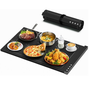 Cross-border new hot-selling enhanced version of the timing child lock function silicone warm cutting board European gauge 220V/US gauge 110V
