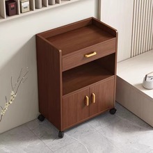 茶水柜可移动茶台现代简约茶几沙发边几小桌子客厅家用带滑轮边柜