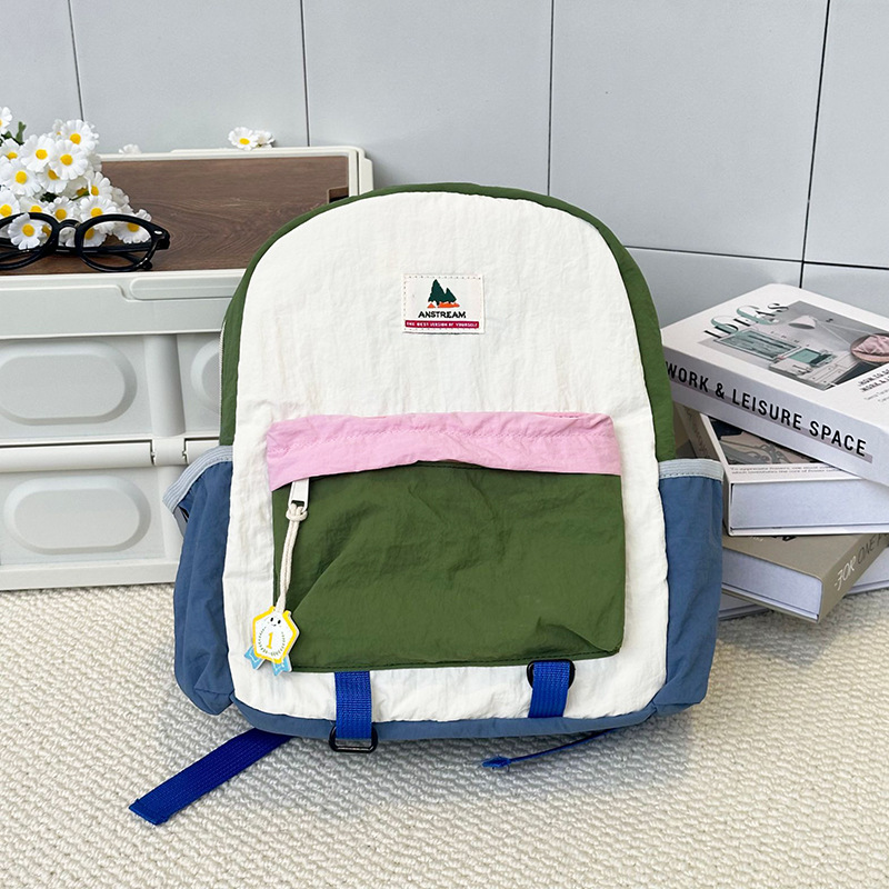 Nueva mochila de color para niños mochila de jardín de infantes para niños niñas viajes de ocio mochila ligera