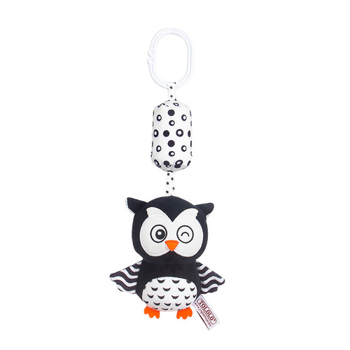 TOLOLO black and white bed hanging rattle baby stroller pendant animal wind chime early education baby toy