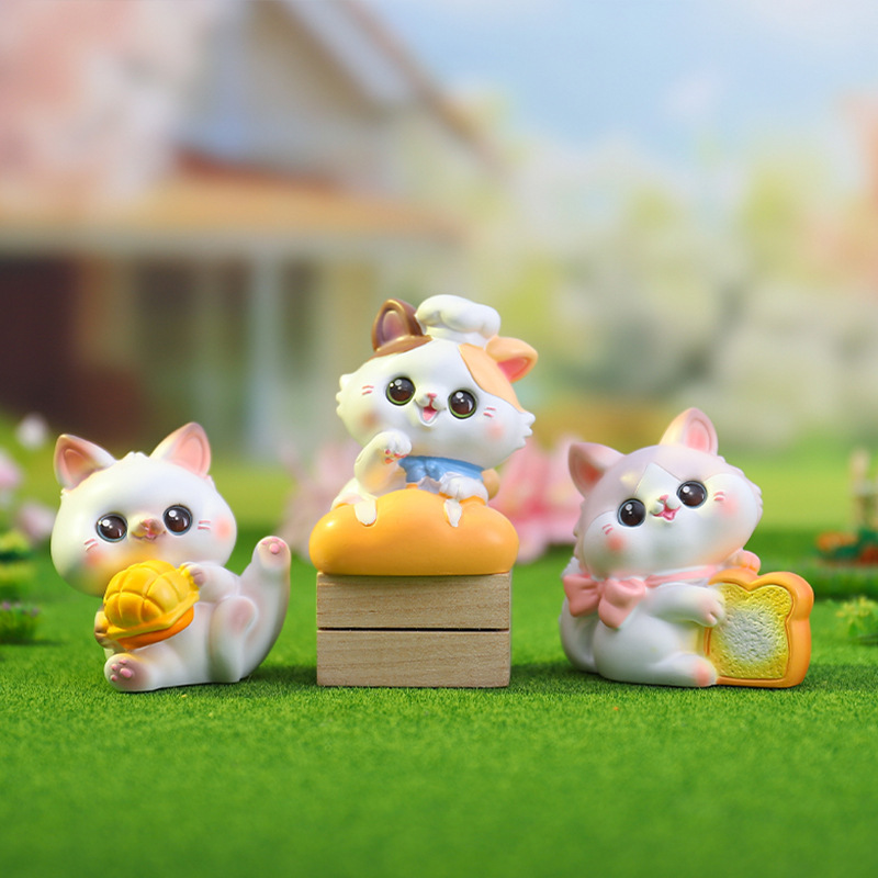 人気のGreedy Meow Sauceブラインドボックス人形インターネット有名人減圧おもちゃ愛猫フィギュアクリエイティブ食品おもちゃデスクトップ装飾品|undefined