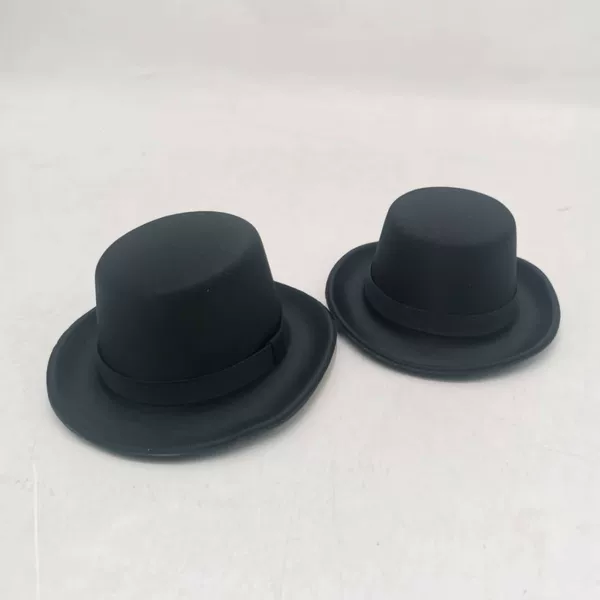 Cross-Border Doll Black Top Hat Mini Doll Hat Doll Accessories Small Magic Hat