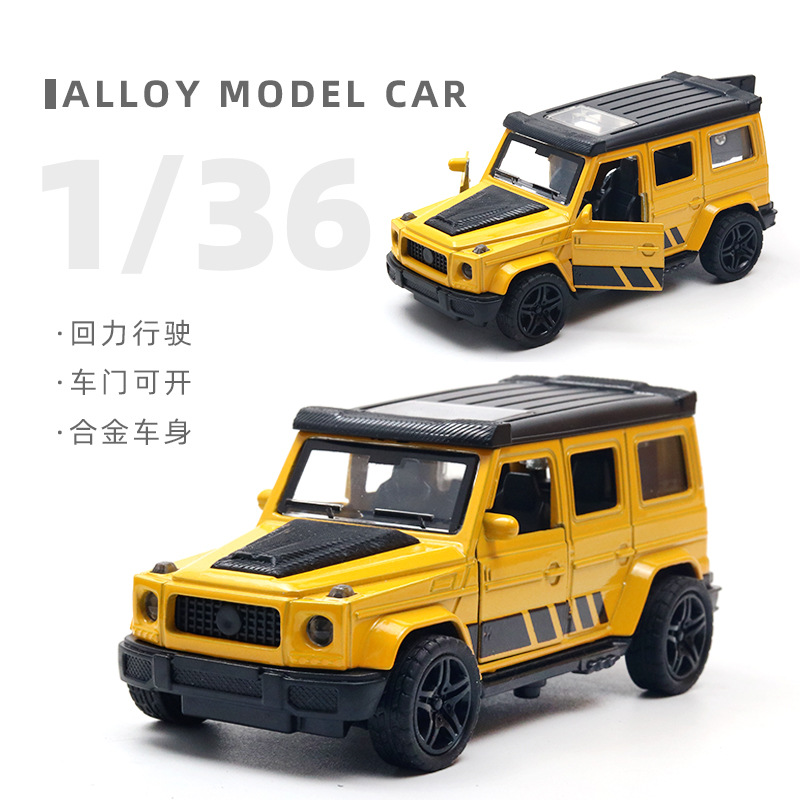 Return fuerza a granel aleación modelo de coche puerta abierta coche de juguete para niños niño decoración de pastel al por mayor