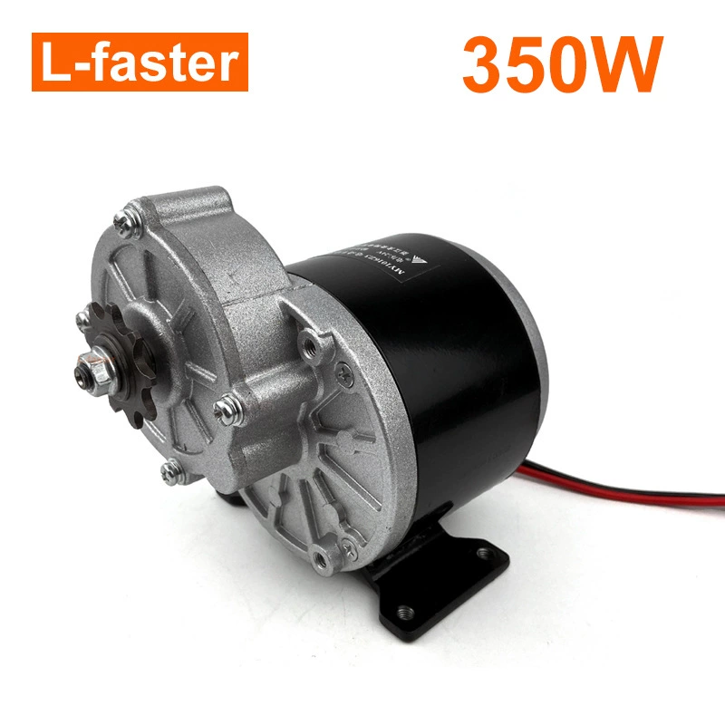 Обычный электрический велосипед 350 Вт, матовый двигатель с регулируемой скоростью MY1016Z3, тележка для электрического скутера 24 В 36 В