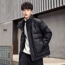 白鸭绒羽绒服男冬款韩版休闲百搭加厚保暖外套港风潮牌宽松防寒服