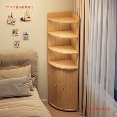 角柜转角柜墙角三角置物架客厅卧室拐角角落收纳边柜落地书柜收纳