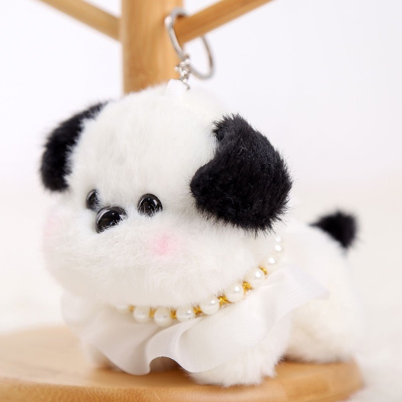 かわいい子犬ペンダントウエストハイランド犬ぬいぐるみおもちゃ人形バックパックキーホルダーペンダントガールフレンドギフト|undefined