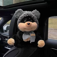 Новая коробка для салфеток для автомобиля Bee Puppy, коробка для салфеток для автомобиля, милая плюшевая кукла, украшение для интерьера автомобиля