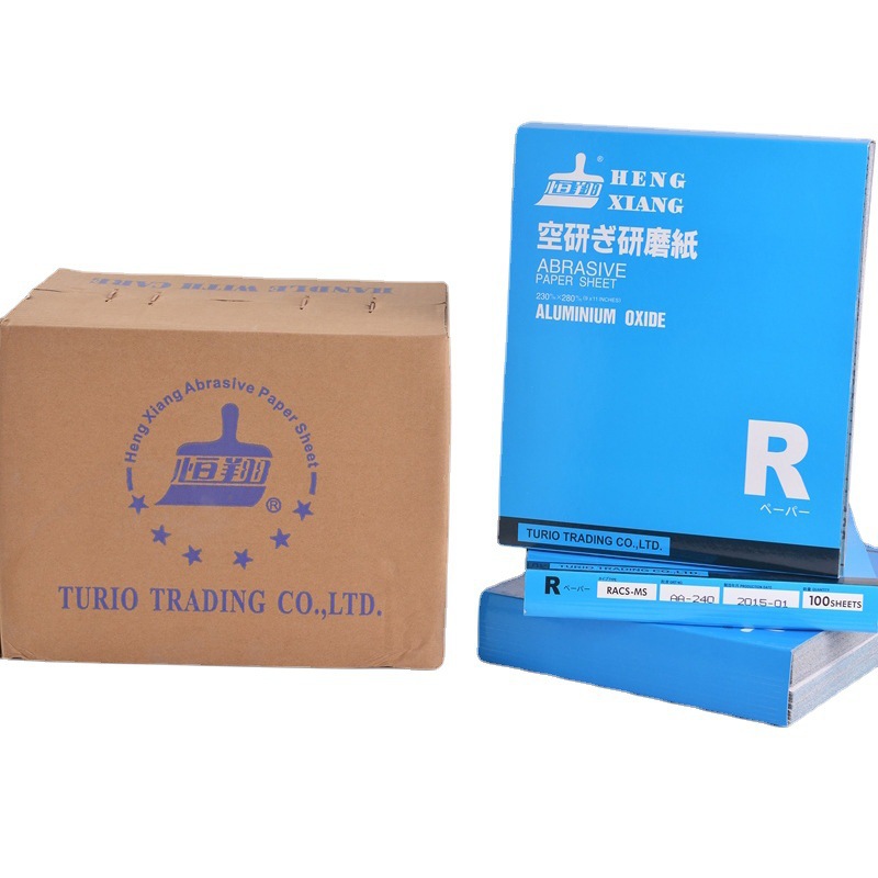 12张各粒度120#-600#耐磨砂纸研磨纸各类板材抛光打磨 木工砂纸