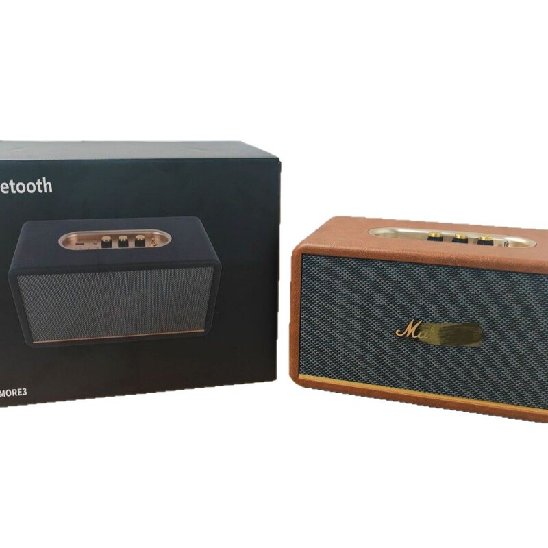 国境を越えた新しい STANMORE3 ロック スピーカー レトロ ワイヤレス Bluetooth オーディオ デスクトップ バッテリー Bluetooth スピーカー|undefined