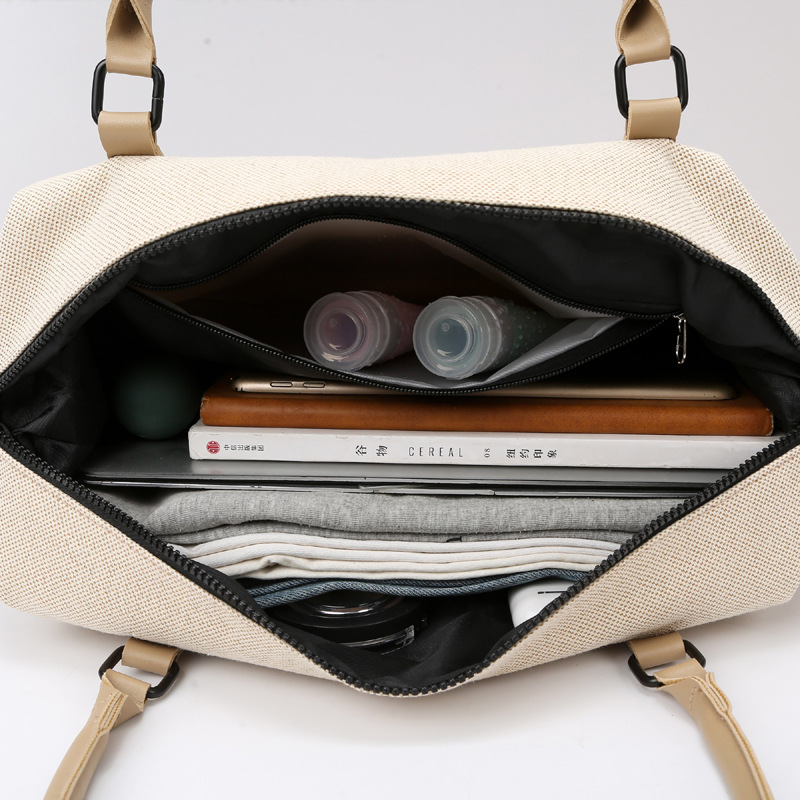 Bolso de viaje ligero de corta distancia para mujer, bolso de equipaje de gran capacidad, bolso de mano, viaje de viaje, fitness, bolso de tote al por mayor