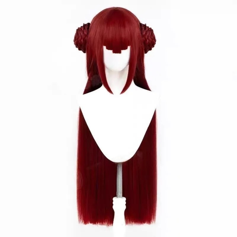 Yanting Elf Dream Ye Luoli Zina Cos Anime Wig Transforms into Two Forms before and after the Transformation, Simulated Full Headgear