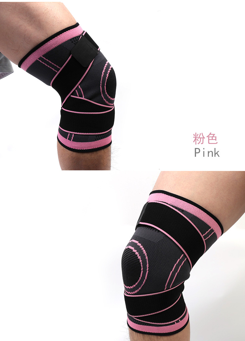 针织尼龙护膝，绷带加压护膝，运动护膝，跑步护膝