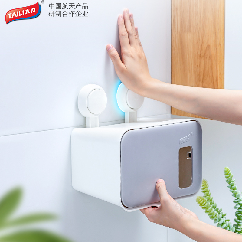 TaiLi estante de esquina de baño de pared de inodoro de pared sin perforación estante de almacenamiento triangular de inodoro de esquina de pared