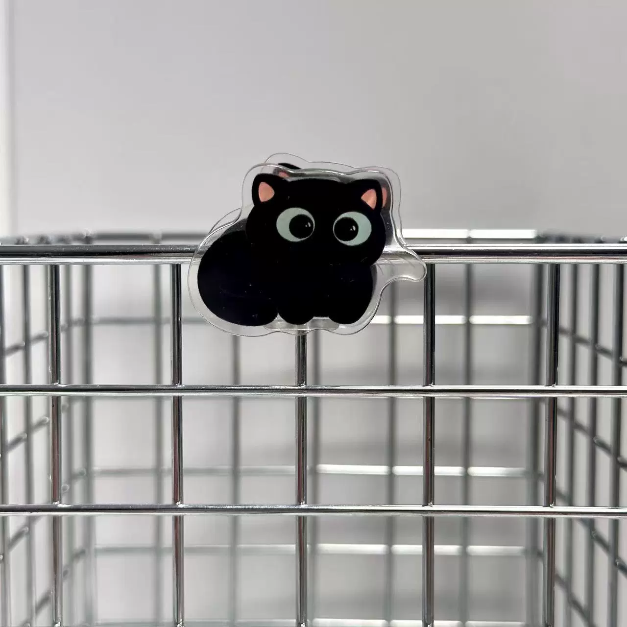 Акриловый мультяшный черный котята милые котята держатель вклейка стиль черновой канцелярии липкие заметки клипса клип оболочка