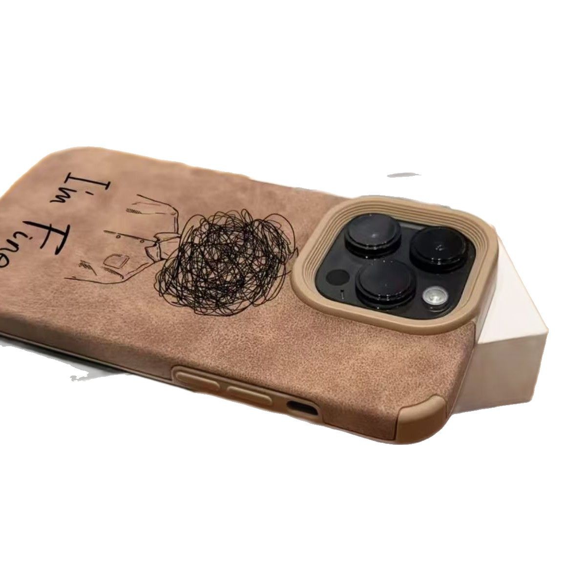 Nuevo estilo transfronterizo aplicable funda para teléfono móvil iphone16 11 Apple 15promax/14 comercio exterior 13pro12 piel de cordero