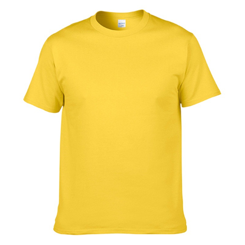 Shanghai Kuretadan 76000 Pure Cotton 180g Round Neck Short-Sleeved T-Shirt Gildan Men's Loose Trendy Brand Print