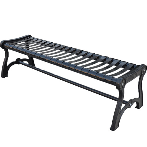 Wholesale outdoor iron park chairs bench welded square chairs outdoor garden leisure cast iron cast aluminum chairs