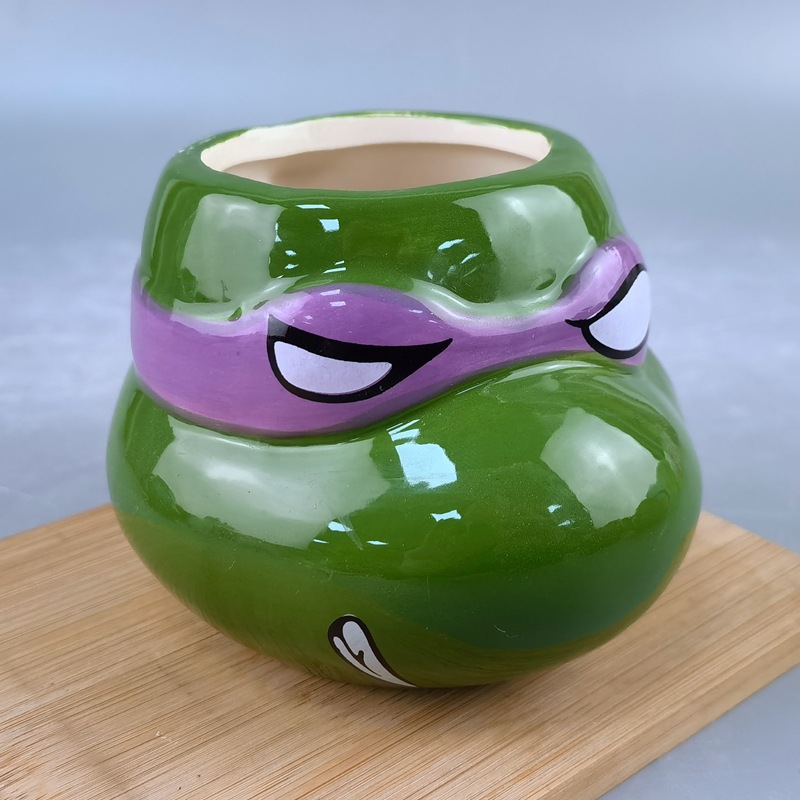 Taza de Cerámica con Forma de Tortuga para Café y Oficina