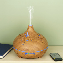 跨境洋葱木纹新款500ml香薰机加湿器批发喷香机家用办公超声波