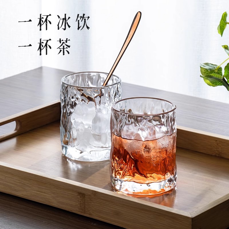 6只装加厚耐热玻璃杯家用透明喝水杯泡茶杯牛奶果汁啤酒杯子套装|undefined