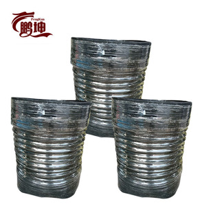 Large diameter dust removal rubber pipe steel wire cloth ventilation pipe skeleton corrugated hose telescopic hose air duct drain pipe