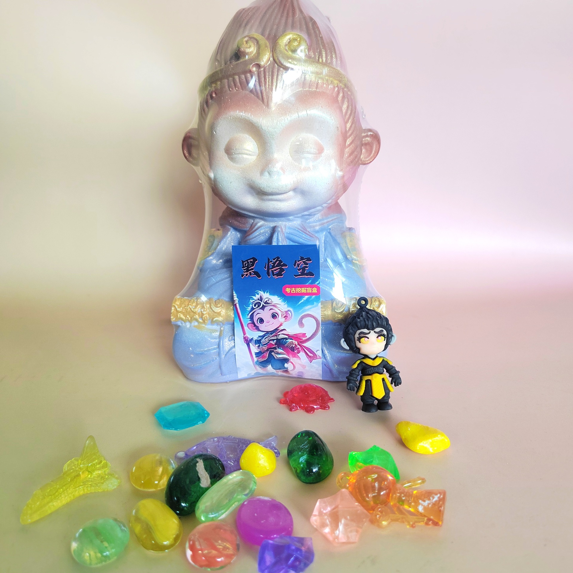 손으로 그린 ​​검은 손오공