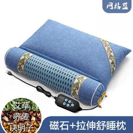 Автоматическая надувная шейная подушка с горячим компрессом для защиты шеи