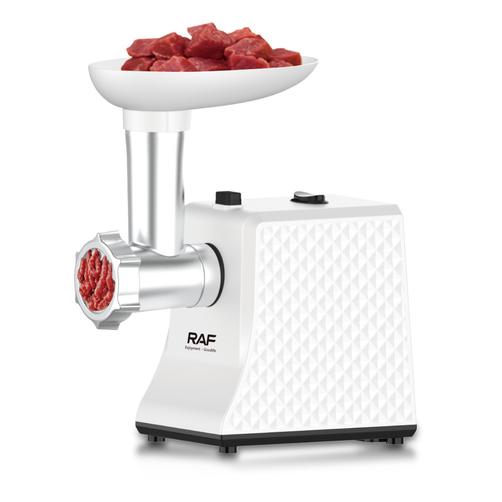 Picadora de carne transfronteriza estándar europea RAF, máquina multifuncional para cocinar para el hogar, mezclador de enema de verduras retorcidas