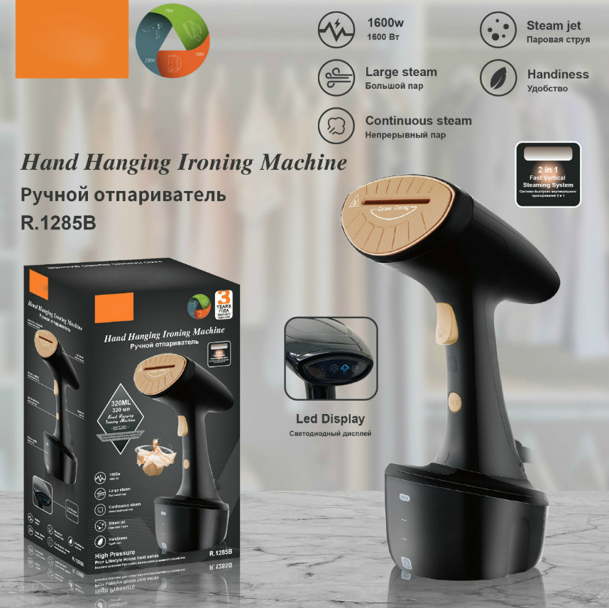 Transfronterizos estándar europeo de hierro de vapor doméstico portátil viaje máquina de planchar vertical 1600W hierro eléctrico al por mayor image 4