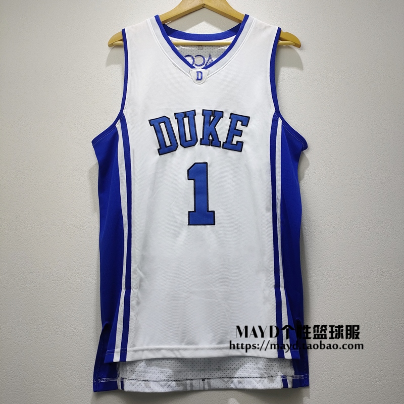 No. 1 Kyrie Irving Duke University Jersey No. 24 High School Retro Embroidered American Basketball Uniform Sports Vest for Men
