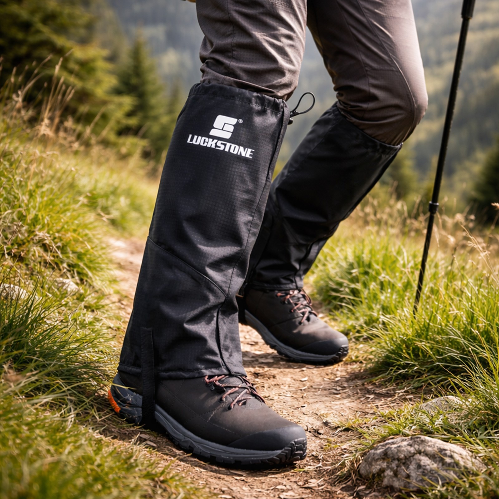 Outdoor Mountaineering Lightweight Waterproof Foot Cover Ski Breathable Oxford Cloth Leg Guard Tie Cover Calf Knee Guard Snow Cover