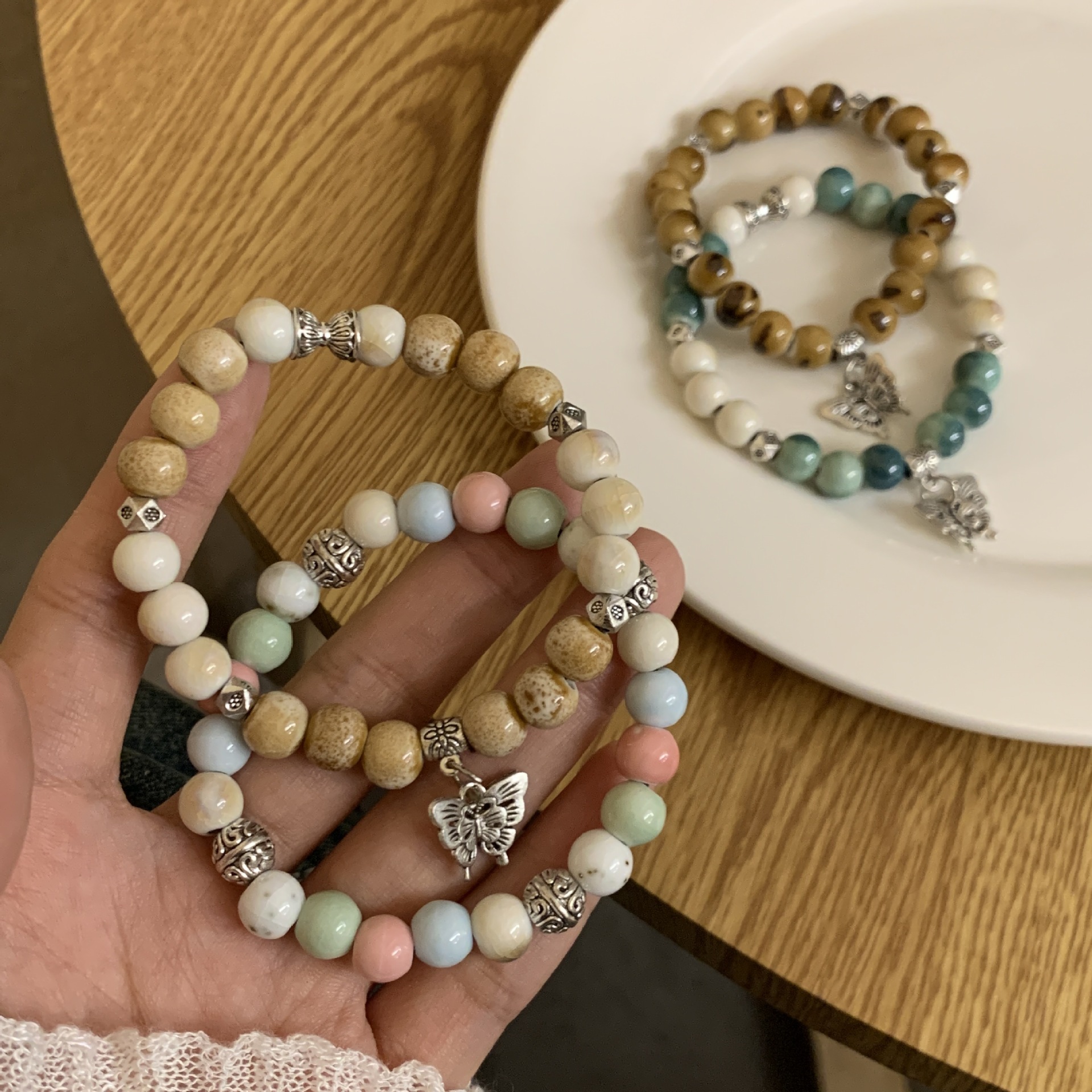 beaded bracelet