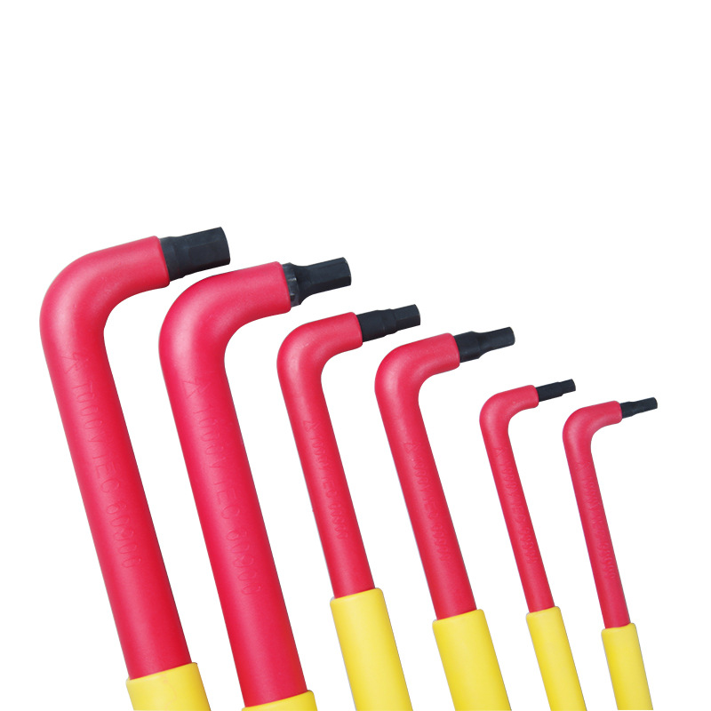 台湾Fanyaa泛亚绝缘L型内六角扳手VDE认证1000V耐压T型内六角扳手