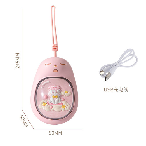 Unicorn Hand Warmer Rechargeable Portable USB Electric Warmer Colorful Mini Hand Warmer Cute Baby Warmer