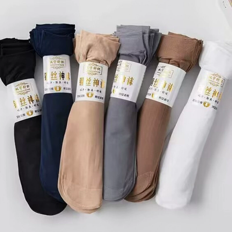 Производители оптовые весенние, летние и осенние мужские и женские чулки удлиненные толстые стальные чулки дышащие средние чулки