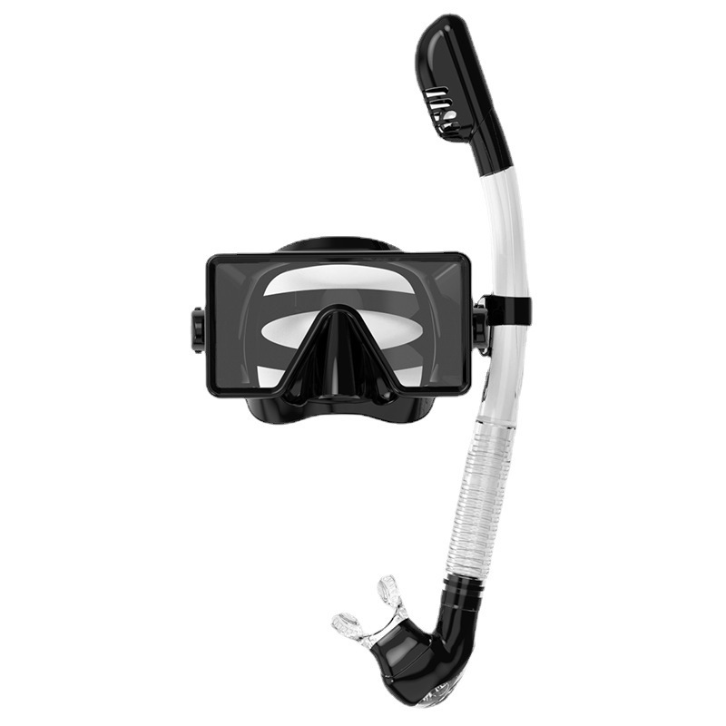 Source Factory Snorkeling Sanbao Set Adult Diving Goggles Equipment Large Frame Silicone Mirror Free Snorkeling Mask