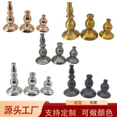旋压加工工艺品铁艺配件烛台金属葫芦台灯烛台配件蜡烛台支架配件