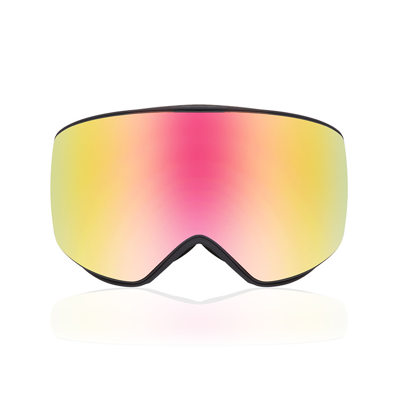 跨境新款成人滑雪鏡雙層防霧柱面男女滑雪眼鏡雪地護目鏡登山專業(yè)