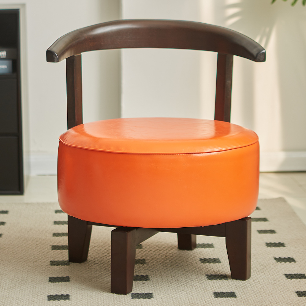 Sofá giratorio silla de respaldo silla de ocio red sala de estar sofá silla dormitorio una sola silla de madera sólida puede ser simple