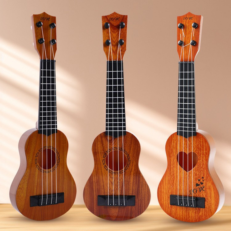 Ukulele Kidsren's Small Guitar Toy for Girls and Boys Beginners Can Play Musical Instruments Violin Ukulele