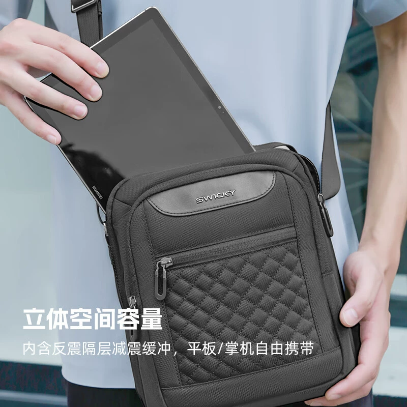 Capacious one-shoulder bag, handheld backpack, organizer bag