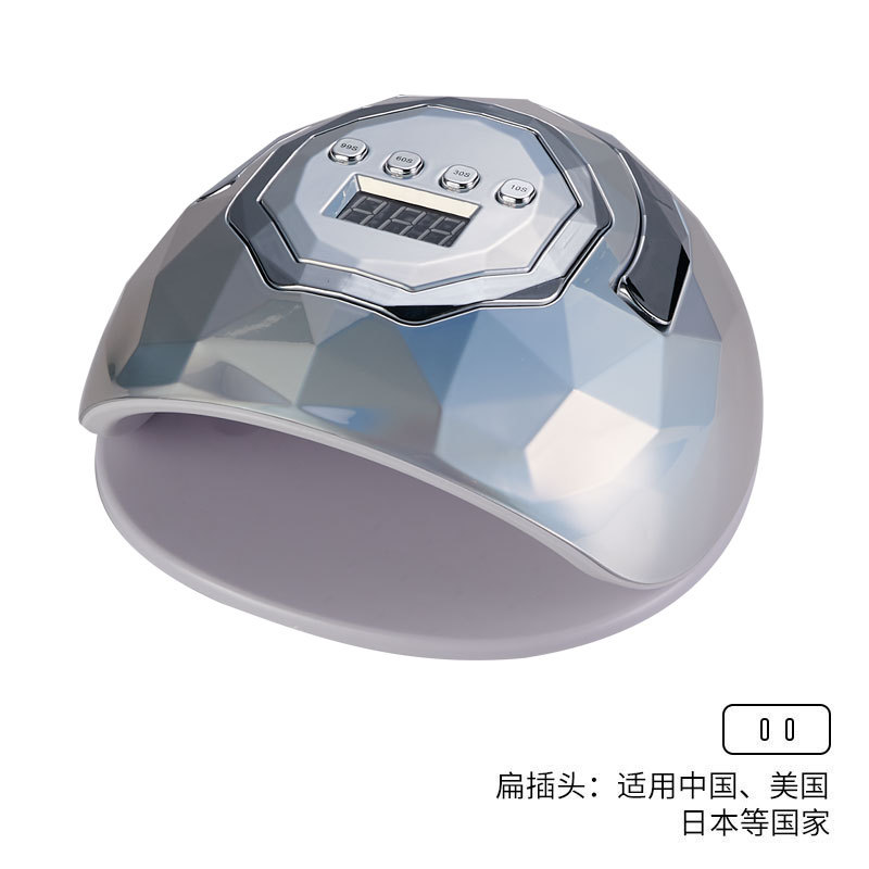 Nueva máquina de fototerapia de uñas colorida, lámpara de curado de uñas con sensor inteligente, lámpara de gel de esmalte de uñas de secado rápido y alta potencia para ventas transfronterizas.