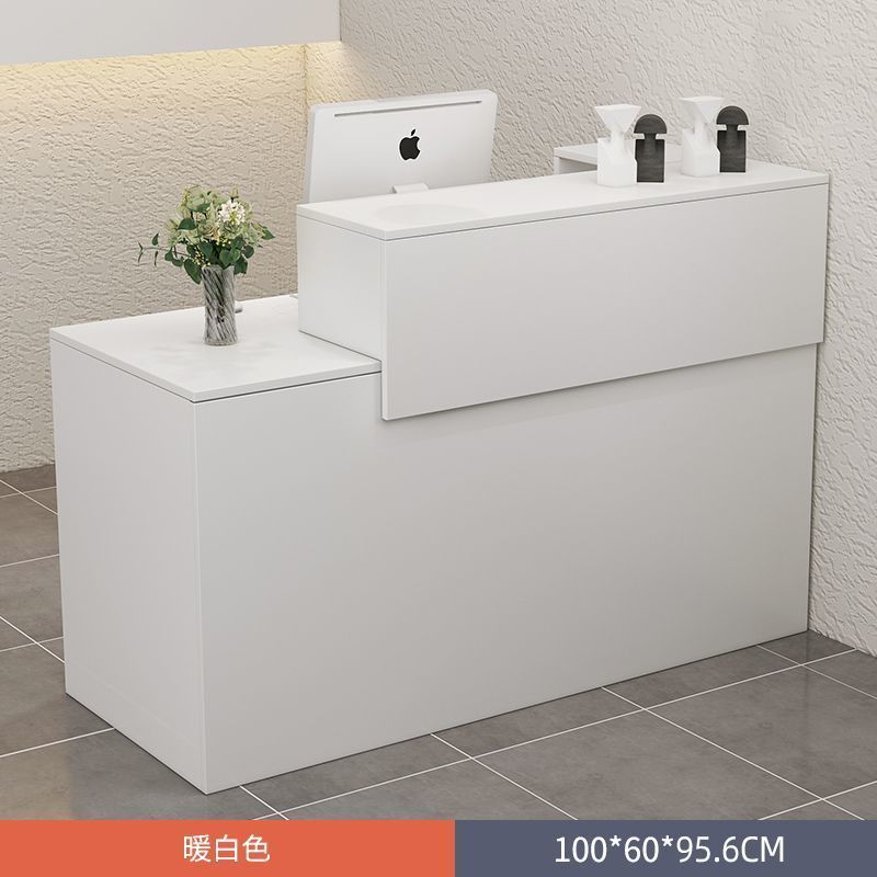 軽奢で高級感のある小型簡易スーパーマーケット、衣料品店、バーカウンター、レジカウンター、店舗、美容院、レストランの受付カウンター|undefined