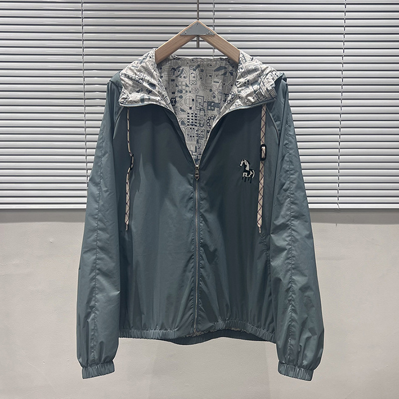 Summer cartoon cardigan with hood