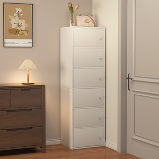 Multi-Layer Storage Cabinet, Chest of Drawers, Storage Cabinet, Shoe Cabinet, Living Room, Bedroom, Floor-Standing Corner Wall Bookshelf