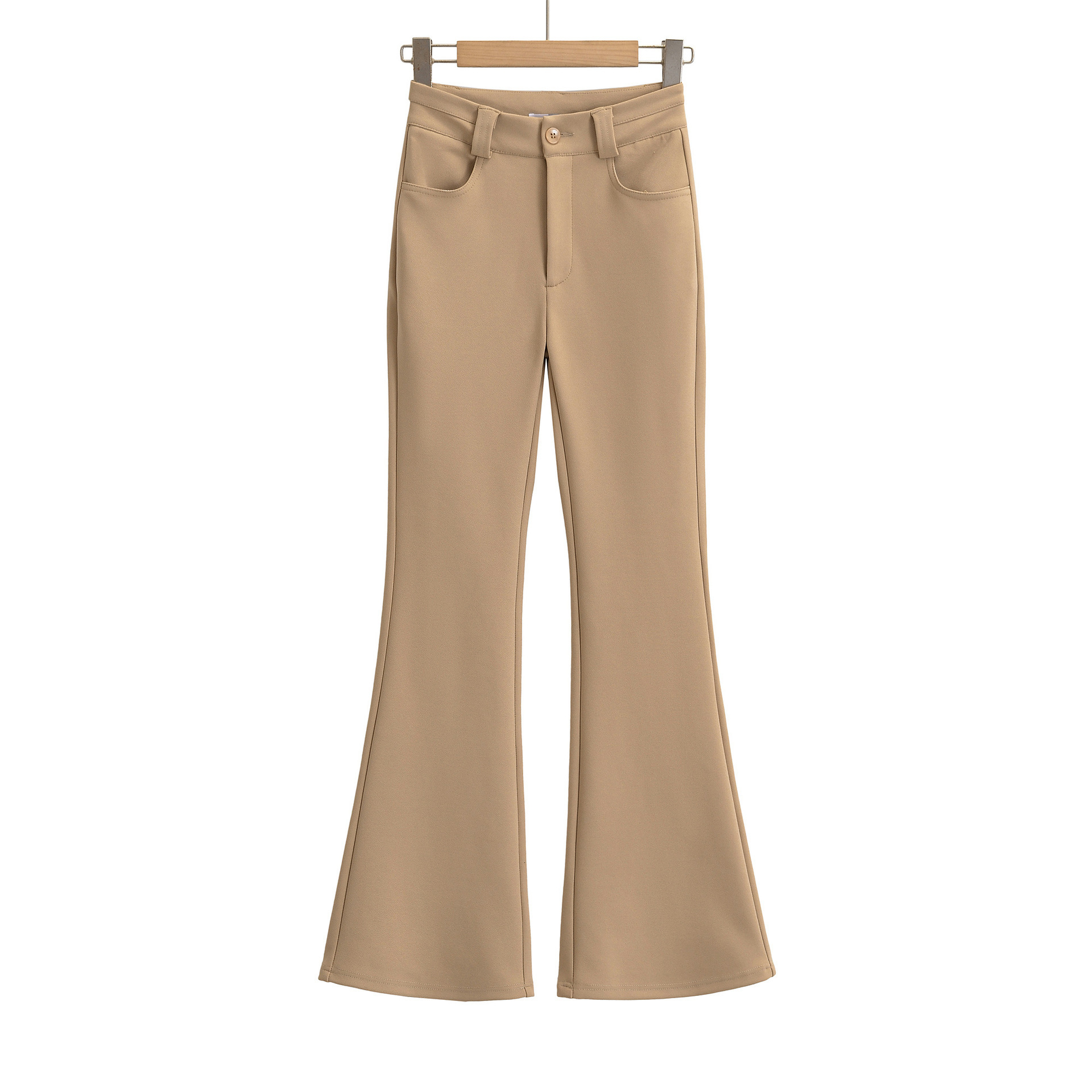 Hot Girl Sexy Beauty Cross Slim Fit Micro-Flared Pants Women's High Elastic Tight Hip-Hugging Pants Fashionable Sports Casual Pants