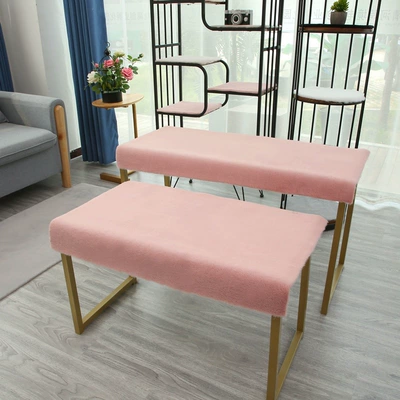 Round Foot Mat, Bedroom Entry: Car Carpet - pink-50100cm