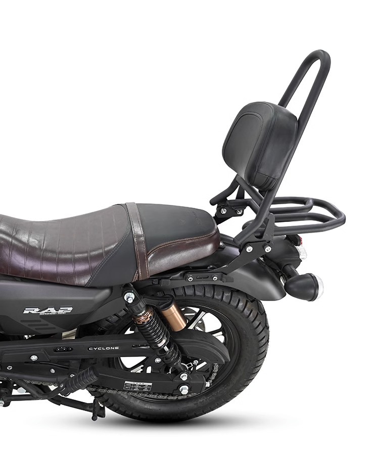 Muscle car Wolf suitable for saikelon RA2 backrest modified tail shelf tail rear tail frame curved bow backrest comfortable backrest